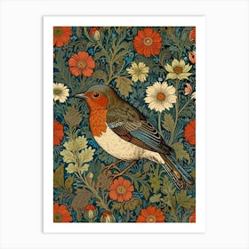 William Morris Robin Art Print