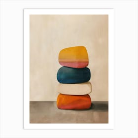 Stacked Rocks Art Print