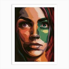 Portrait Of A Woman 9 Art Print