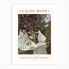 Women In the Garden - Claude Monet Art Print