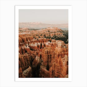 Utah Canyon View Art Print