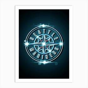 Seattle Mariners Logo Art Print