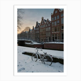 Winter In Amsterdam Art Print