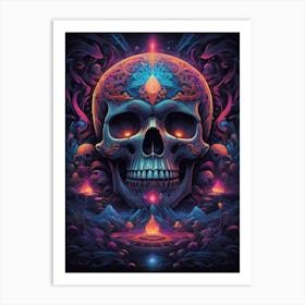 Skull Art Print