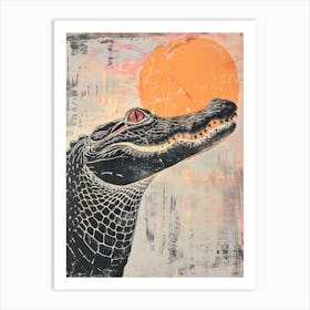 Alligator Head 7 Art Print