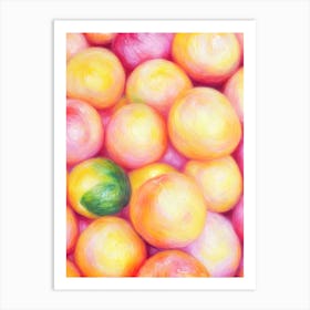 Blood Orange Painting Fruit Art Print