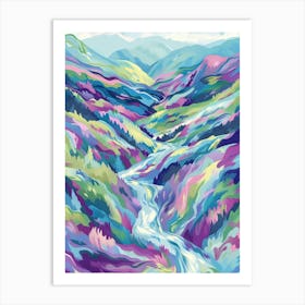 Scotland Valley Art Print