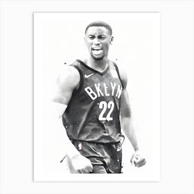 Caris Levert Brooklyn Nets Art Print