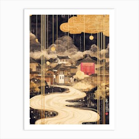 The Chinese Village Art Print