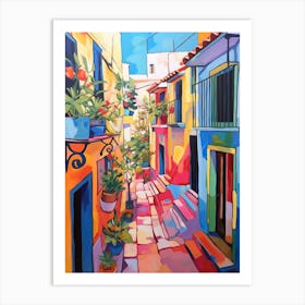 Malaga Spain 4 Fauvist Painting Art Print