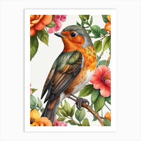 Robin 7 Art Print