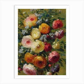 Ranunculus Painting 4 Flower Art Print