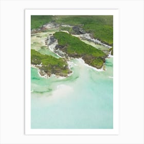 Galapagos Islands Ecuador Watercolour Tropical Destination Art Print