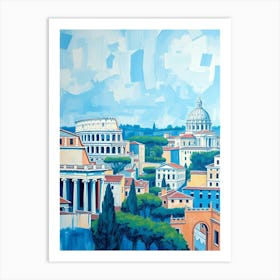 Rome Cityscape 4 Art Print