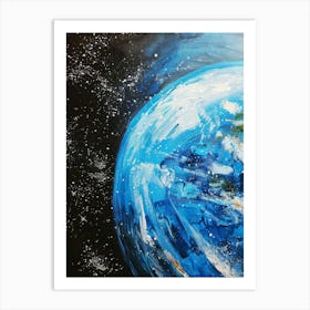 Earth In Space 3 Art Print