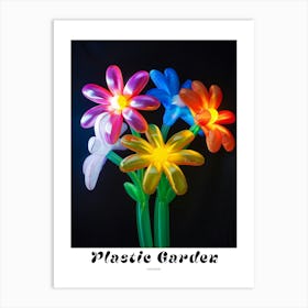 Bright Inflatable Flowers Poster Edelweiss 3 Art Print