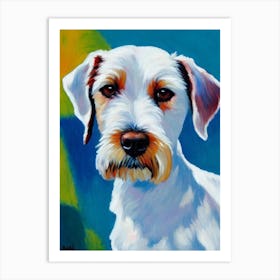 Parson Russell Terrier Fauvist Style Dog Art Print