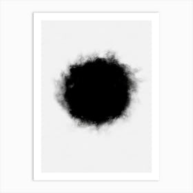 Black Smoke Art Print