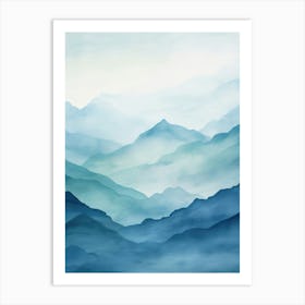 Mountains Stock Videos & Royalty-Free Footage Art Print