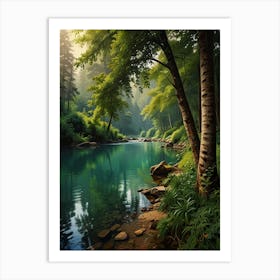 Forest River Art Print