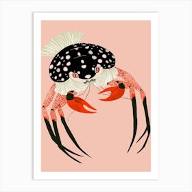 Vivid Crab Art Print