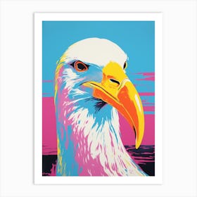 Andy Warhol Style Bird Albatross 2 Art Print