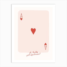 Lucky Girl Art Print