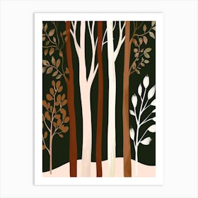 Birch Trees 19 Art Print