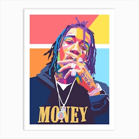 Wiz Khalifa art Art Print