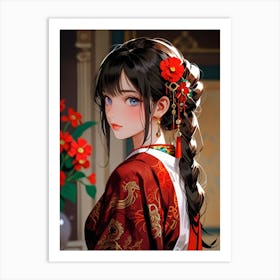 Chinese Girl 6 Art Print