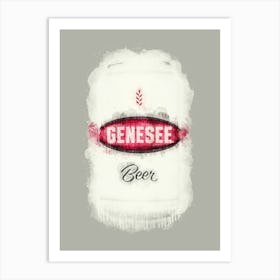 Genesee Beer Art Print