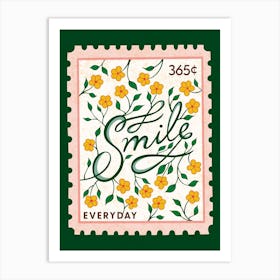 365 Days Collection - Smile 1 Art Print