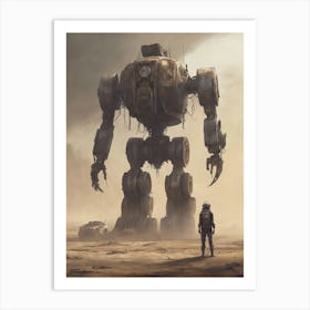 Giant Robot Art Print