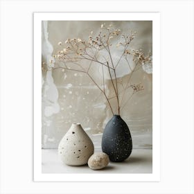 Thre Vases Art Print