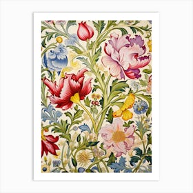 William Morris Floral Tapestry Art Print