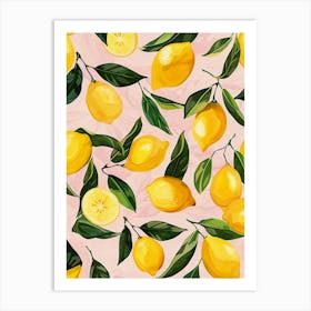 lemons 2 Art Print