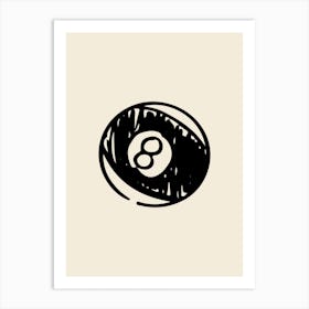 8 Ball Art Print