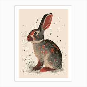 Polish Rabbit Nursery Illustration 1 Art Print