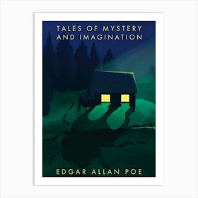 Book Cover - Tales of Mystery & Imagination by Edgar Allan Poe Art Print