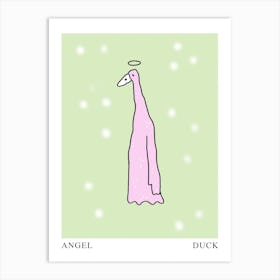 Angel Duck Art Print