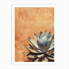 Agave Plant Art Print