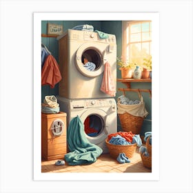 Laundry Room Art Print