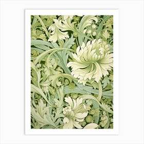 Floral Wallpaper 60 Art Print