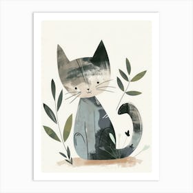 Charming Nursery Kids Animals Kitten 4 Art Print