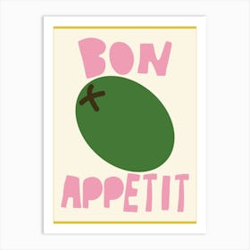 Bon Appétit Olive Poster Art Print