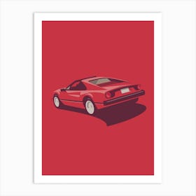 Magnums Ferrari Art Print