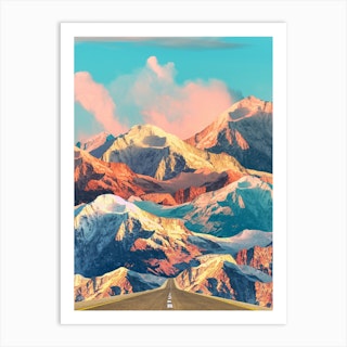 Mountain Road Art Print