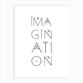 Imagination Quote Art Print