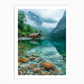 Lake In The Mountains 14 Art Print