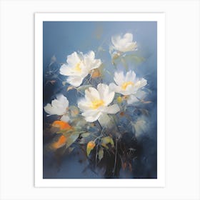 White Roses Art Print